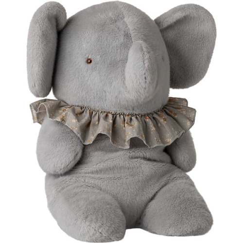 Elephant plush, Big - Blue/grey