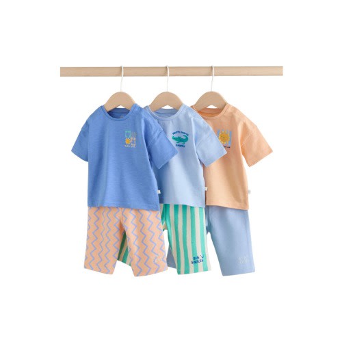 Cotton T-Shirts & Shorts Assorted 6-Pack