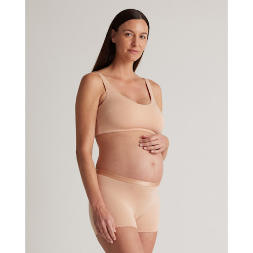 Micromodal Maternity & Postpartum Bra (2-pack) in Warm Sand