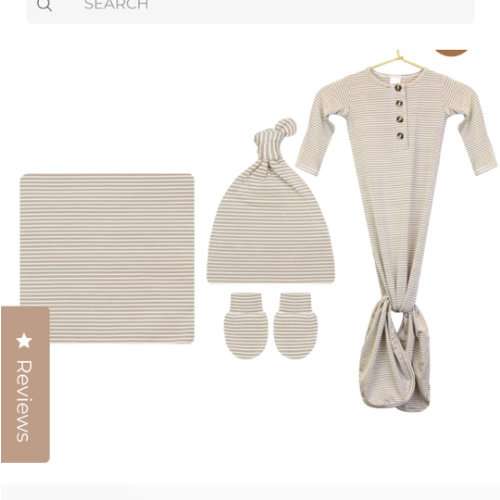 Banks Newborn Hat Bundle (Gown)