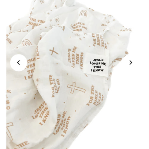 Jesus Loves Me This I Know Swaddle Blanket – OUR HOUSE ABOVE