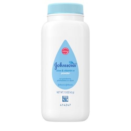 Johnson's Baby Naturally Derived Cornstarch Baby Powder with Aloe and Vitamin E for Delicate Skin - 1.5oz