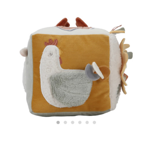 Little Dutch Soft Activity Cube - Little Farm – Scandiborn