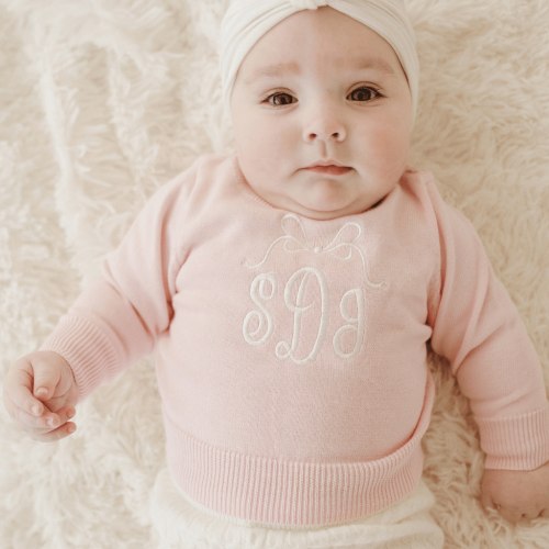 Baby Girl Pink Sweater