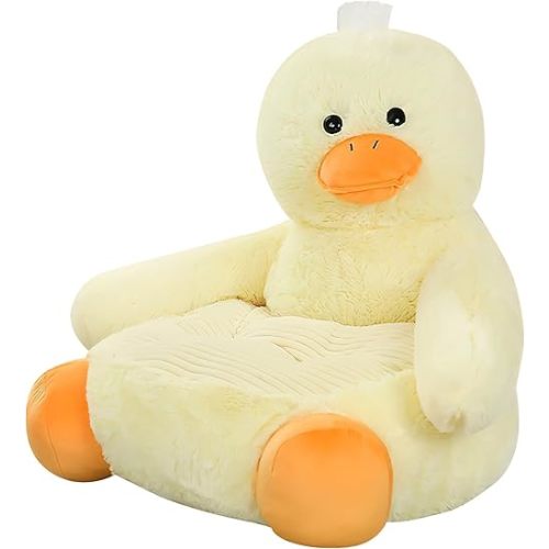 as Comfortable as Bean Bag Chairs for Kids Toddler Couch，as Comfortable as a Rocking Chair Kids Chairs for Toddlers，Removable Filler,Machine Washable(Dumb Duck)