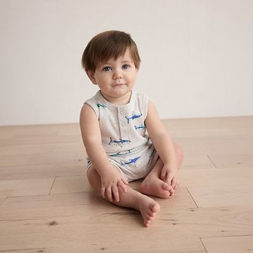 Baby Boy Carter's Fish Cotton Blend Romper