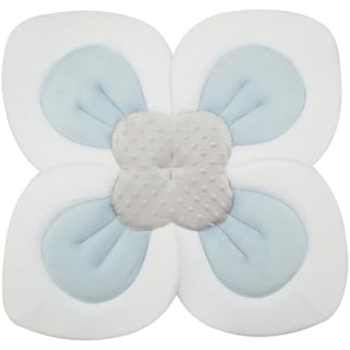 PandaEar Baby Bath Pad for Newborn, Soft Flower Infant Sink Bath Cushion