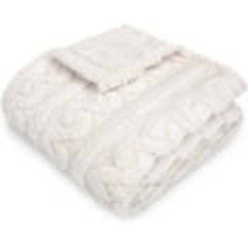 Baby Blanket for Girls Toddlers 3D Fleece Fluffy Fuzzy Blanket for Baby, Soft Warm Cozy Fleece Blanket, Infant or Newborn Receiving Blanket (30x40inch, Cream)
