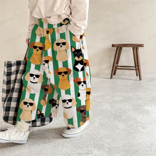Baby Puppy Striped Pants