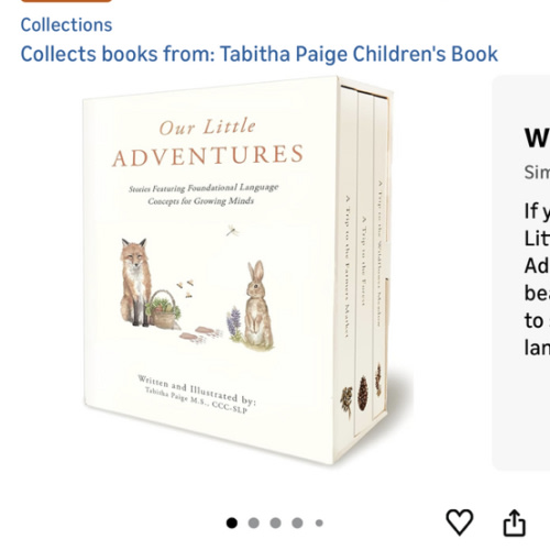 Our Little Adventures: Stories Featuring Foundational Language Concepts for Growing Minds (Tabitha Paige Children's Book Series)