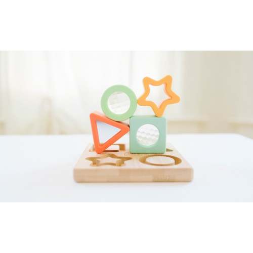 Prism Puzzle - Silicone + Wood