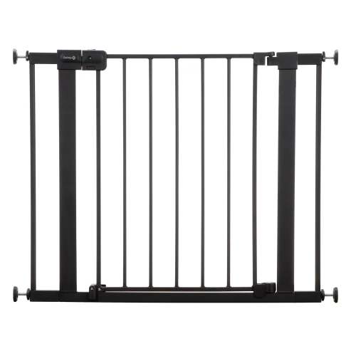 Easy Install Baby Gates for Doorways Fits 29" - 38", Black