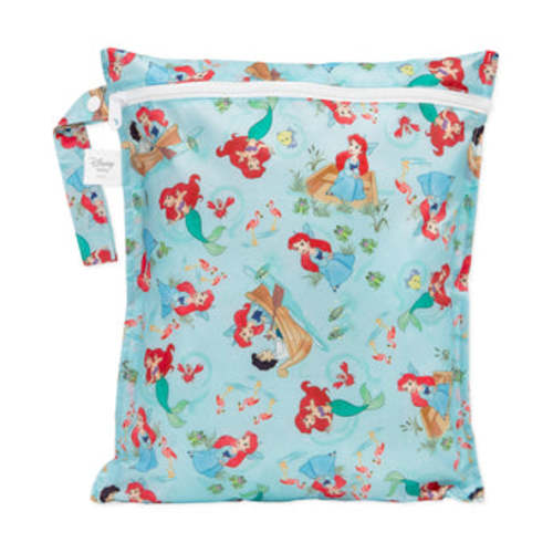 Disney Princess Ariel Large Wet Bags for Diapers & Swimwear | Bumkins