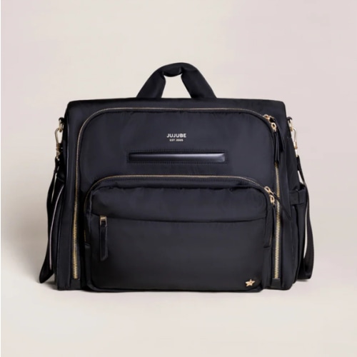 JuJuBe Signature Satchel Washable Diaper Bag - Black