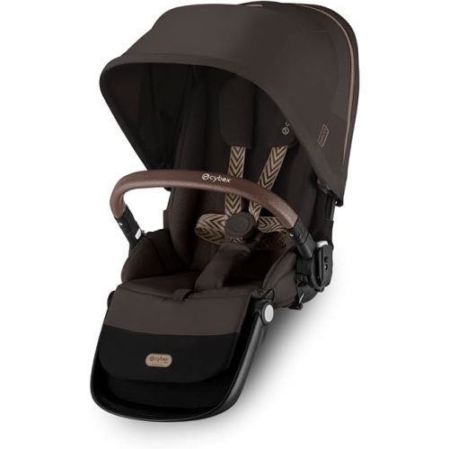 Cybex Gazelle S Second Stroller Seat for Baby & Toddler - Chocolate Brown