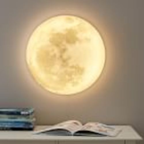 West Elm Lit Acrylic Moon