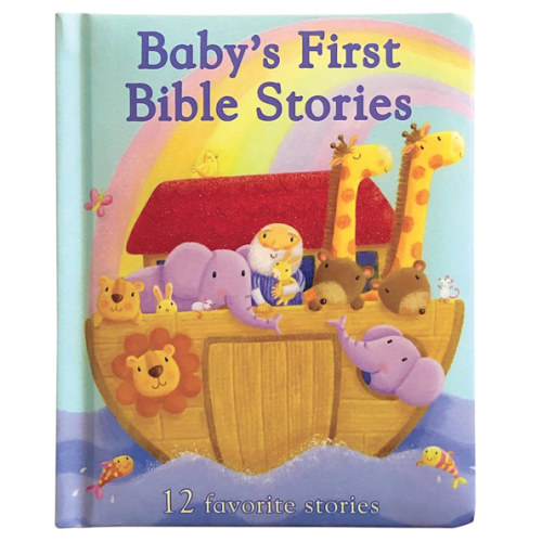Baby's First Bible Stories Padded Board Book - Gift for Easter, Christmas, Communions, Newborns, Birthdays, Beginner Bible