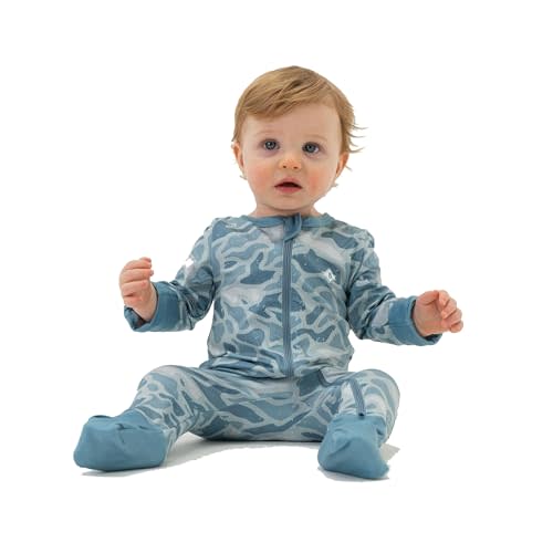 Burlebo Baby Zip Up – Soft Performance Fabric with Fold-Over Cuffs