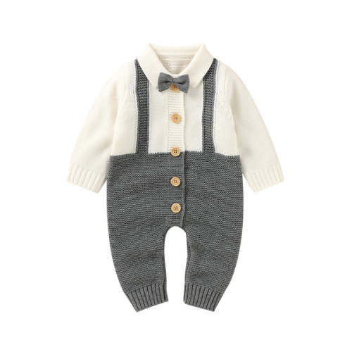 GENTLEMAN Knitted Jumpsuit - Hazel & Bo