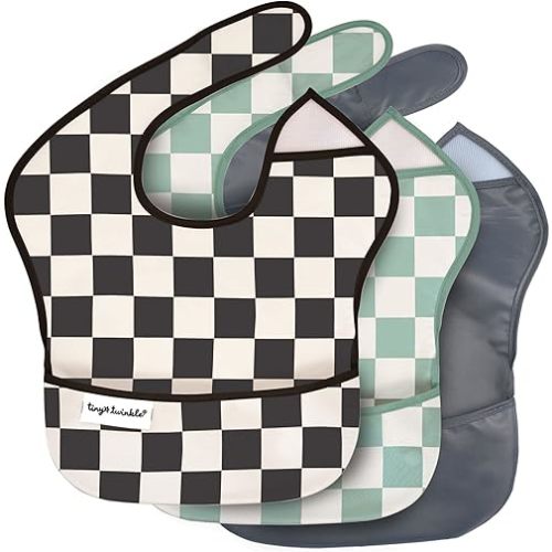 Tiny Twinkle Baby ModernBaby Feeding Bibs