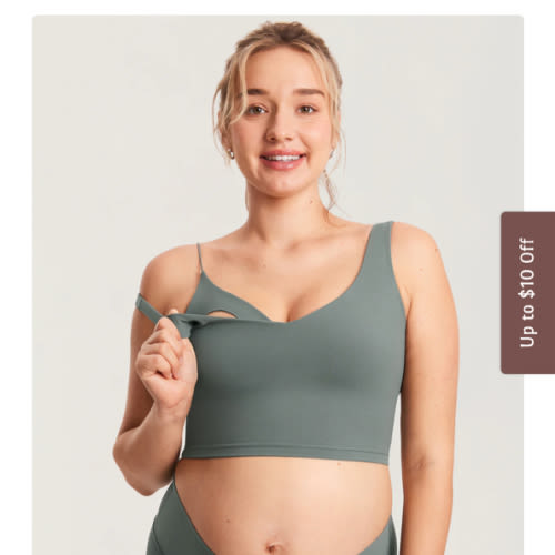 Natrelax® Nursing Crop Tank Top