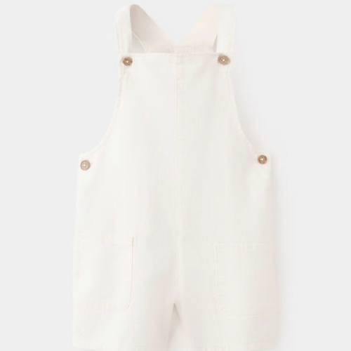 Cotton linen overalls - Kids | MANGO USA