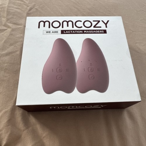 Momcozy Warming Lactation Massagers 2-in-1 Heat+Vibration Adjustable NEW