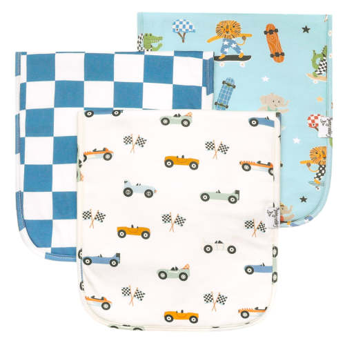 Burp Cloth Set - Speedster – 4 Kids Only