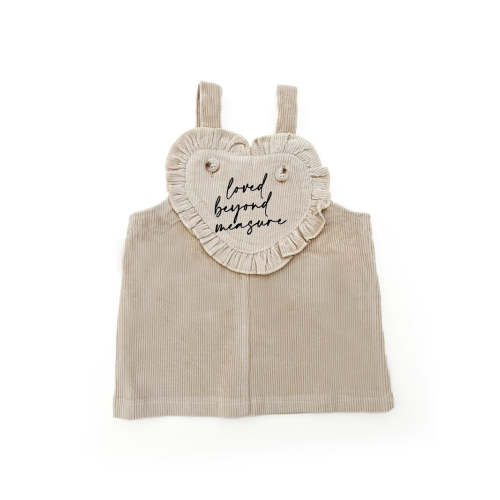 Sacred Heart Corduroy Dress