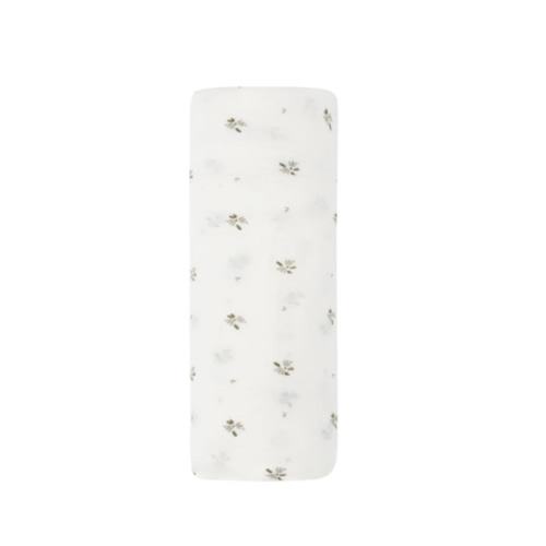 Muslin Cotton Floral Swaddle Blanket: Soft & Hypoallergenic – Ely's & Co.