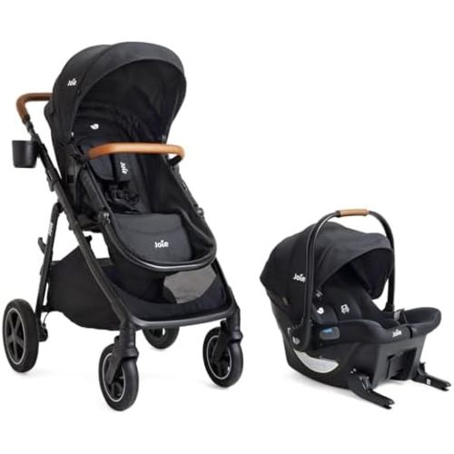 Joie Ginger DLX 4-in-1 Pramette Stroller & Mint Latch Travel System