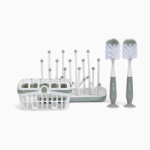 Sprucely Bottle Accessories Starter Set - White/Sage