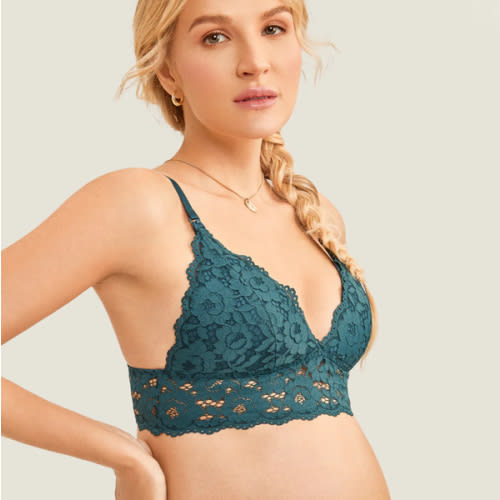 Lace Plunge Nursing Bralette