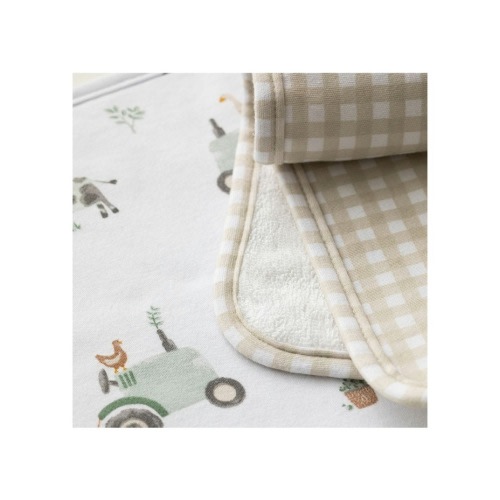 Tractor Ride Wash Cloths 3 Pack in Beige