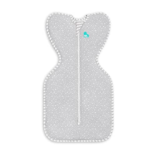 Love to Dream Swaddle UP, Baby Sleep Sack, 1.0 TOG, 5-8.5 lbsm, Self-Soothing Swaddles for Newborns, Get Longer Sleep, Snug Fit Helps Calm Startle Reflex, New Born Essentials for Baby, Gray Stardust