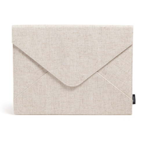 U&nbsp;Brands&nbsp;Linen Document Holder File Sorter, 13 x 9.75&nbsp;in., Beige