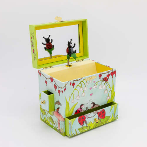 Enchantmints Lady Bugs Musical Jewelry Box for kids
