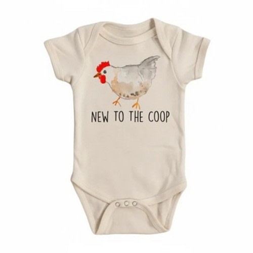 Chicken Coop Newborn Baby Onesie® Bodysuit GS1 Multicolor 0-3M