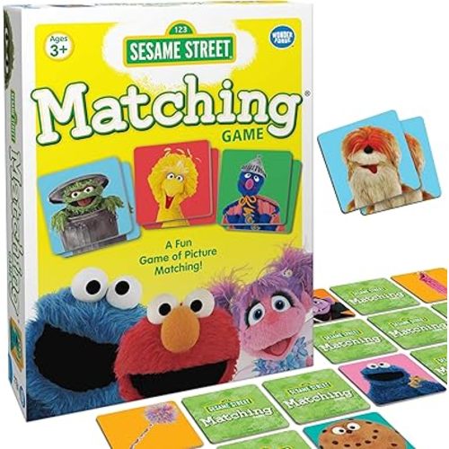 Wonder Forge Sesame Street Matching Game Fun & Fast Memory Game for Kids Ages 3-5 | Features Beloved Characters | Ideal for Solo or Family Play