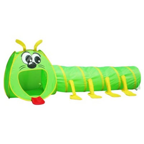 Poco Divo Unisex Big Mouth Caterpillar Tunnel Play Tents, Green