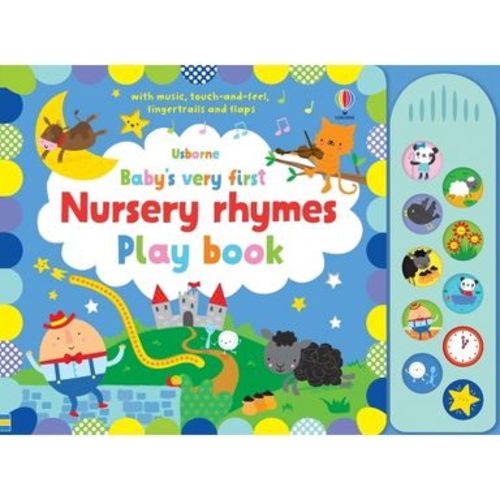 Baby's Very First Nursery Rhymes Playbook - (Baby's Very First Books) by Fiona Watt (Board Book)
