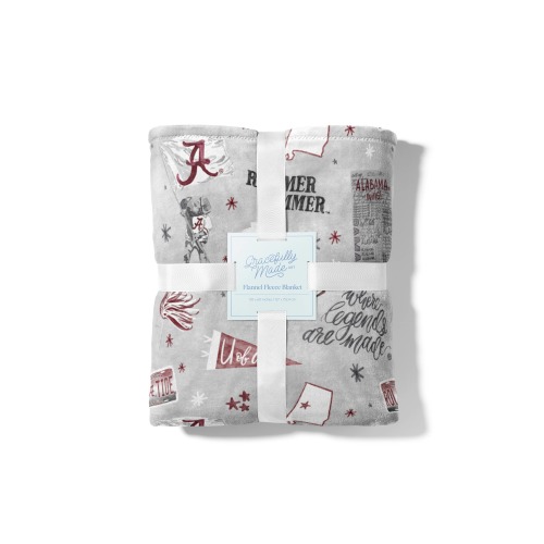 University of Alabama Flannel Fleece Blanket | LuLLabY LaNe