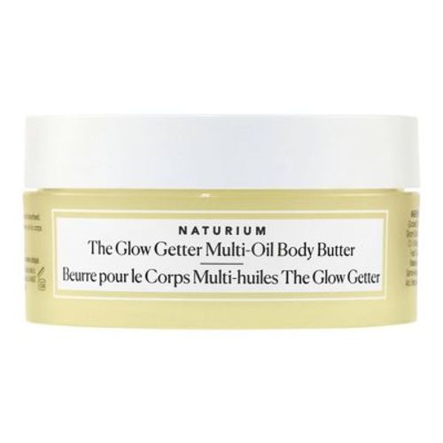 Naturium Mini The Glow Getter Body Butter - 2.5 fl oz: Firming Vanilla Moisturizer for Normal, Oily, Sensitive & Dry Skin