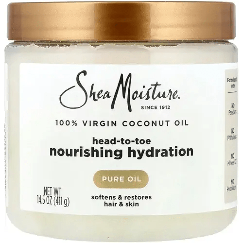 SheaMoisture for Dry Skin Nourishing Hydration 100% Extra Virgin Coconut Oil Soften and Restore Skin and Hair 14.5 oz