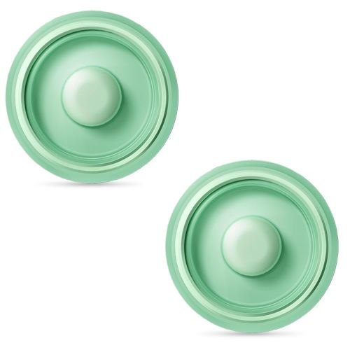 2pcs Silicone Diaphragm Compatible with Elvie Stride Pump Replacement Parts, Replace for Elvie Pump Stride Valves Diaphragm Parts Accessories