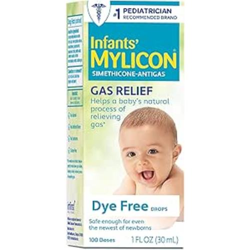MYLICON Infants Gas Relief Drops for Infants and Babies, Dye Free Formula, 1 Fluid Ounce