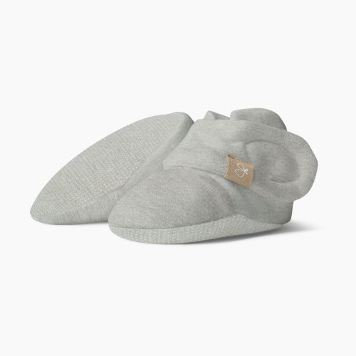 Goumi Kids x Babylist Bamboo & Organic Cotton Boots - Pebble, 0-3 M