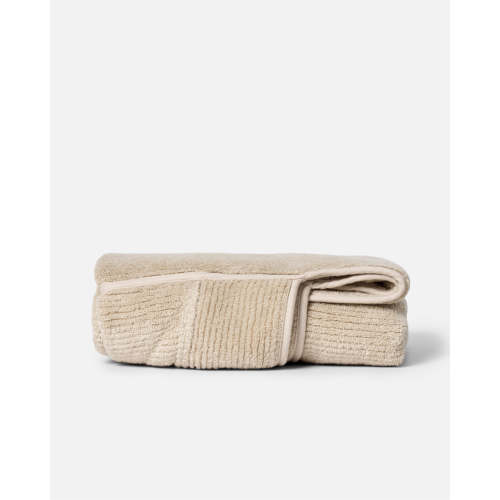 The Ribbed Hooded Towel - Oatmeal