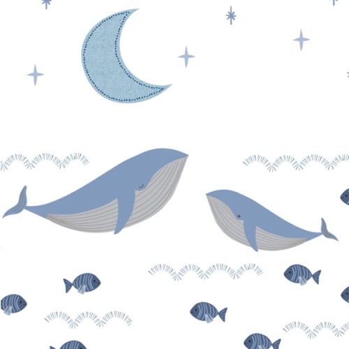 Bubbles & Squirt Aquatic Under Sea Whale/Fish Wall Decals/Stickers – Lambs & Ivy