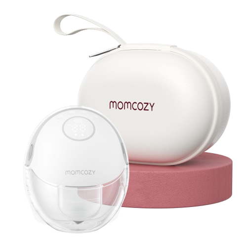 Momcozy Breast Pump Hands Free Mobile Style | M6, DoubleFit Flange Electric Breast Pump, Elegant Gray 1 Count
